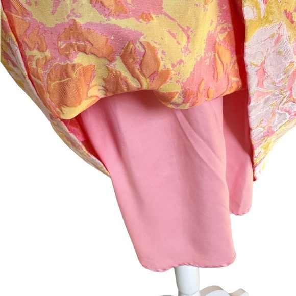 Pastel Floral Halter Shift Dress - Picture 6 of 6